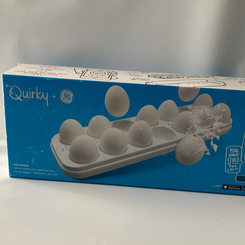 Quirky Smart Egg Storage Tray - White